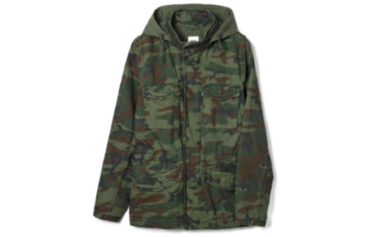 GAP Cotton Camouflage Print Hooded Jacket 281721