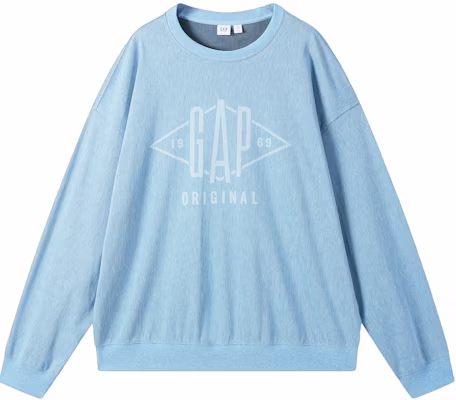GAP Diamond Logo Sweater Unisex Lengan Panjang Gaya Denim. 637912 Buy GAP Diamond Logo Sweater Unisex Lengan Panjang Gaya Denim. 637912