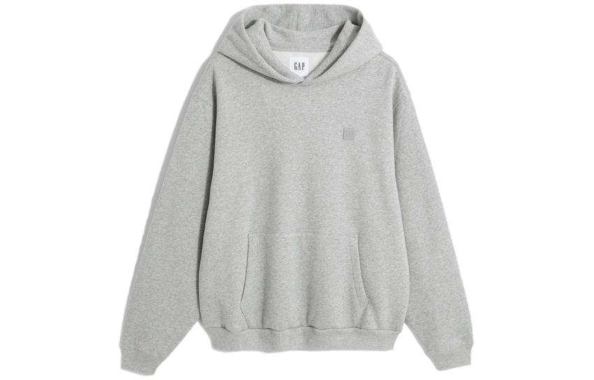 GAP Embroidered Logo Fleece Hoodie Unisex Casual Pullover. 807077