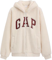 GAP Fall/Winter Embroidered Logo Fleece Hooded Sweatshirt Jacket Unisex. 676395-1 GAP Fall/Winter Embroidered Logo Fleece Hooded Sweatshirt Jacket Unisex. 676395-1