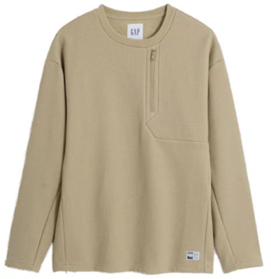 GAP Sweatshirt Fleece Lined Crewneck - Warna Solid, Fit Longgar 798826 Buy GAP Sweatshirt Fleece Lined Crewneck - Warna Solid, Fit Longgar 798826