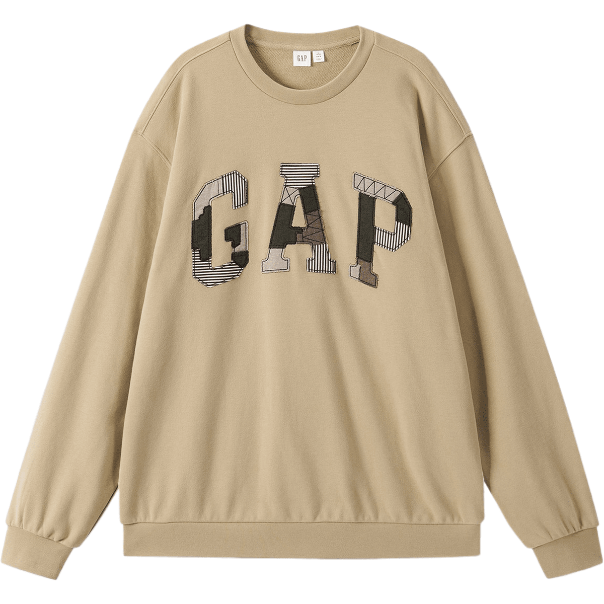 GAP French Terry Crewneck Logo Sweatshirt Unisex - Soft Non-Fleece Design 636009