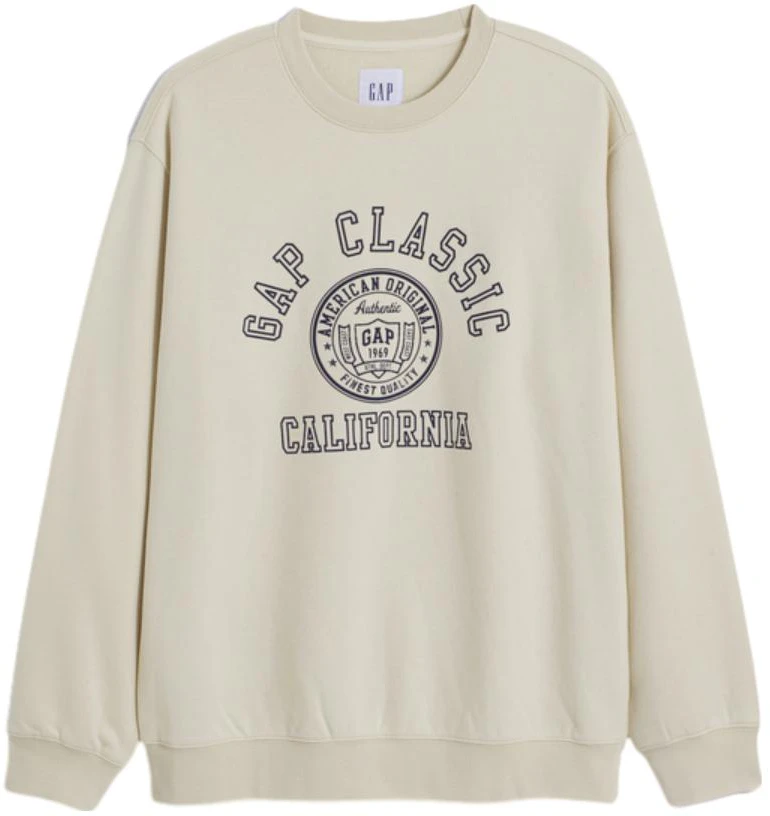gap-fw-23-beige-letter-print-fleece-crewneck-sweatshirt-unisex-841368-b
