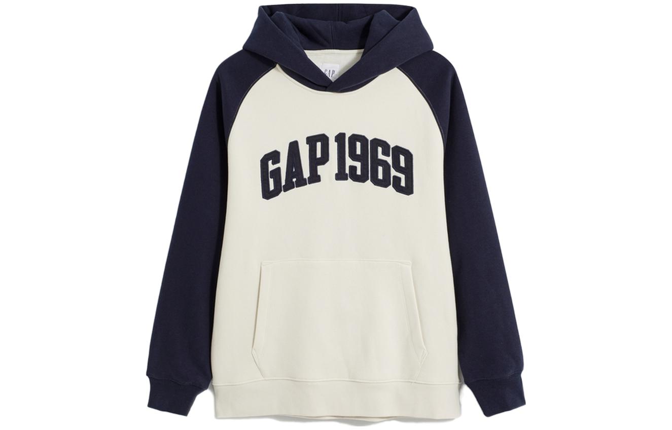 GAP FW23 Colorblock Hoodie Unisex Pullover Long Sleeve 892216