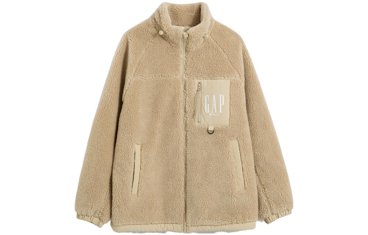 GAP FW23 Logo Print Zip-Up High Collar Jacket 891978