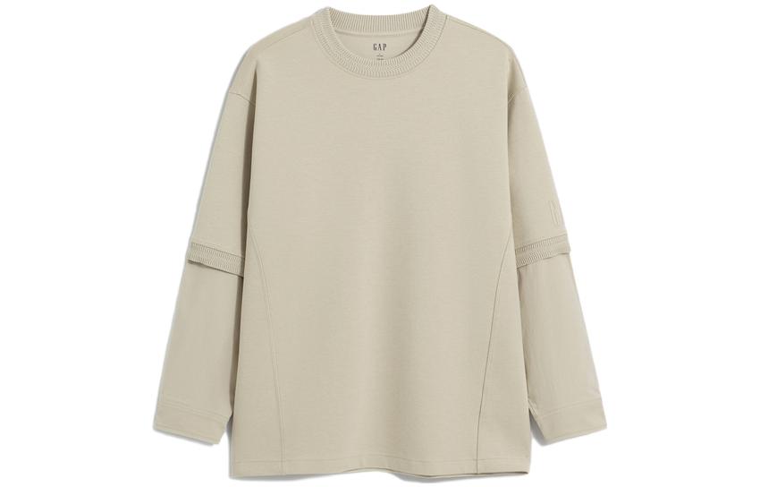 GAP FW23 Solid Color Crewneck Oversized Pullover Sweatshirt Men 841303
