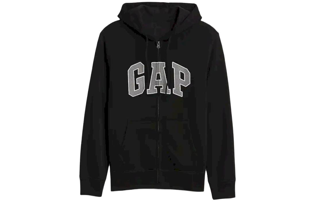 GAP Hooded Zip-Up Letter Long-Sleeve Sweatshirt JX1/218871