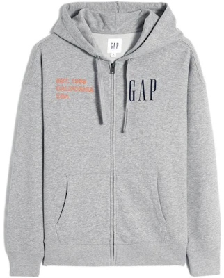 GAP 字母印花長袖拉鍊連帽外套 男女通用 809003 Buy GAP 字母印花長袖拉鍊連帽外套 男女通用 809003