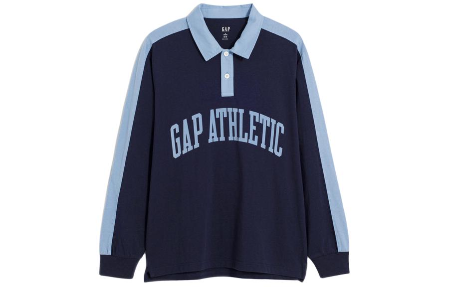 GAP Lettered Square Neck Long Sleeve Sweatshirt 841261