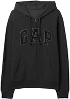 GAP Logo Embroidered Drawstring Zip Hoodie Unisex 853131-1 GAP Logo Embroidered Drawstring Zip Hoodie Unisex 853131-1