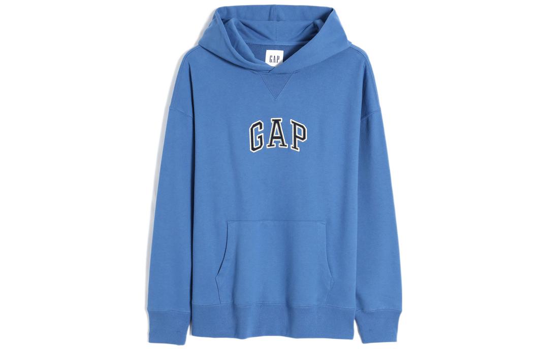 GAP Logo Embroidered Fleece Hoodie Unisex Pullover 809007