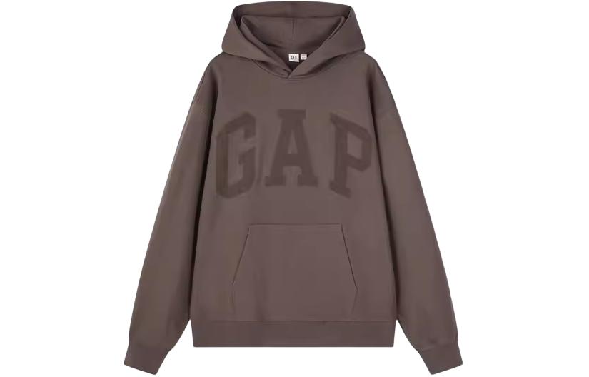 GAP Logo Loose Fit Pullover Hoodie with Pocket - Unisex 892188