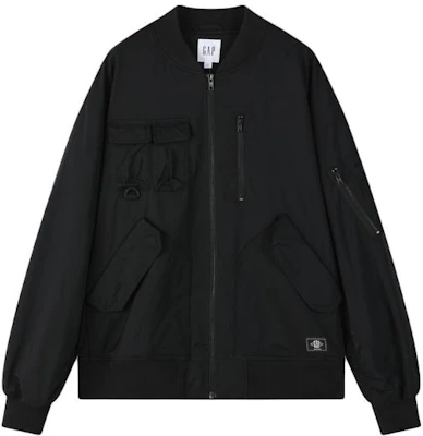 GAP Logo 寬鬆多口袋飛行員夾克 男女通用 876979 Buy GAP Logo 寬鬆多口袋飛行員夾克 男女通用 876979
