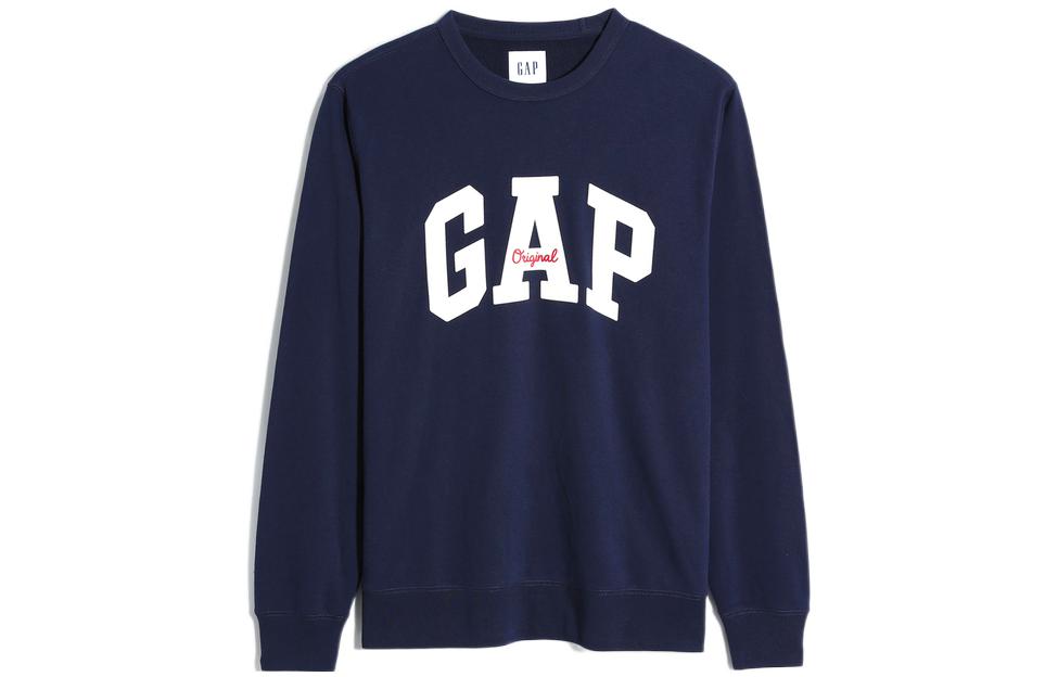 GAP Logo Print Crewneck Pullover Sweatshirt Unisex. 877448
