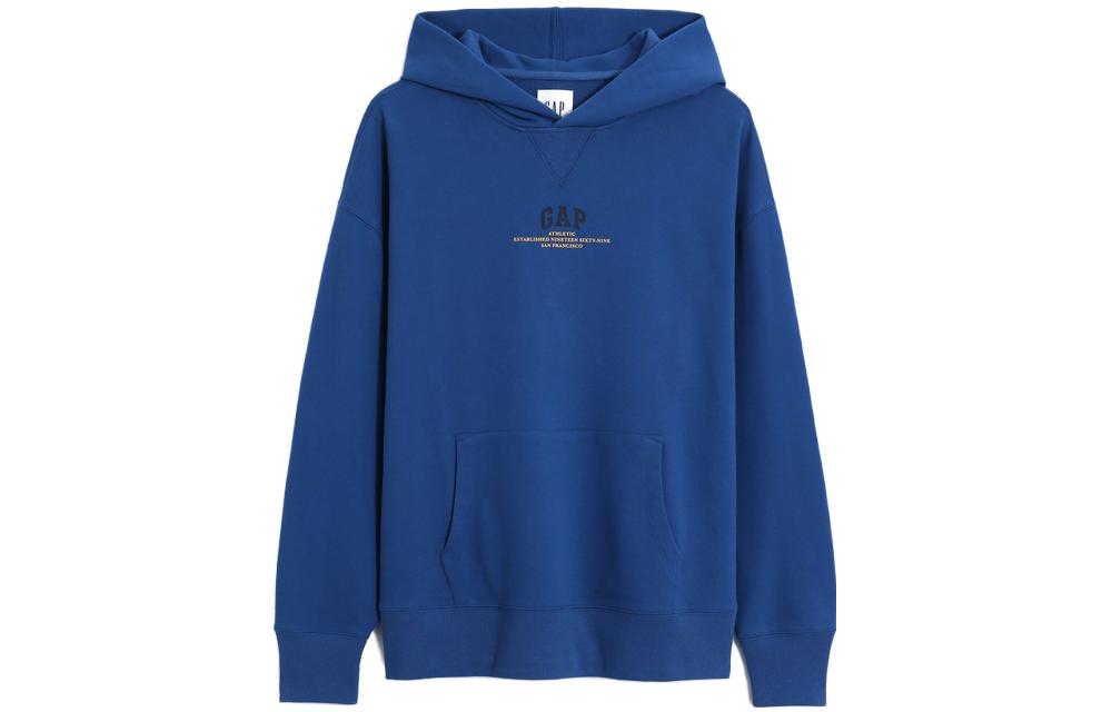 GAP Logo Print Sweatshirt in Royal Blue. 448293001