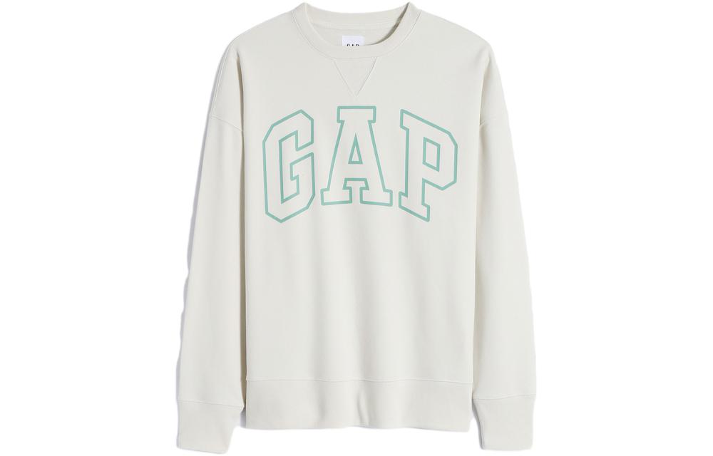 GAP Logo Printed Crewneck Long-Sleeve Pullover Sweatshirt Unisex 836989