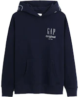 GAP Logo Printed Fleece Hoodie Unisex - Navy Blue. 448316000 GAP Logo Printed Fleece Hoodie Unisex - Navy Blue. 448316000