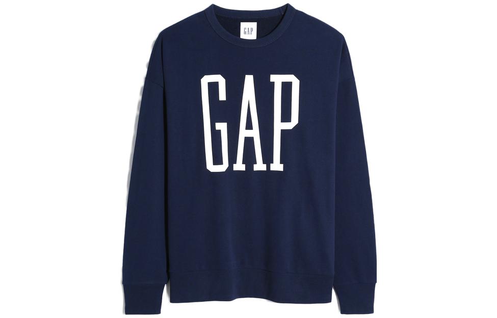 GAP Logo Printed Oversized Crewneck Pullover Sweatshirt Unisex. 877466