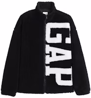 GAP Logo Printed Stand Collar Jacket Unisex Black 462623001 GAP Logo Printed Stand Collar Jacket Unisex Black 462623001