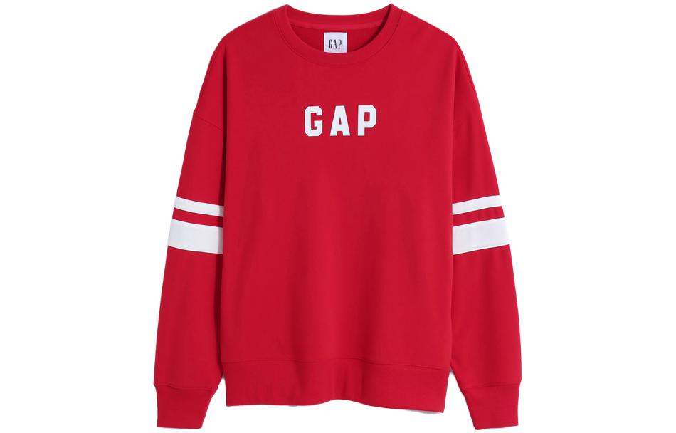 GAP Logo Red Crewneck Sweatshirt for Men 602135001