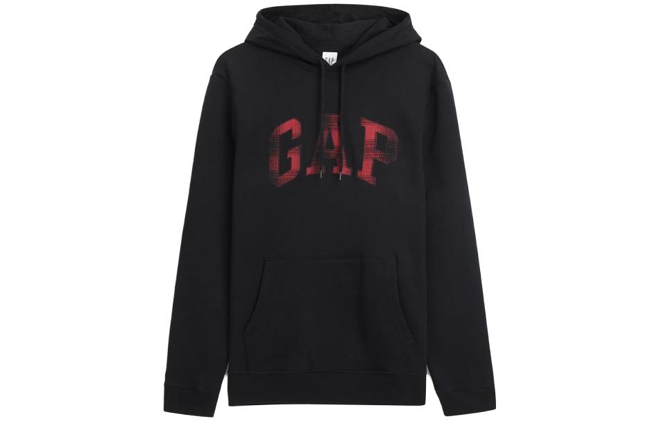 GAP Logo Thermal Sports Sweatshirt Black 499629