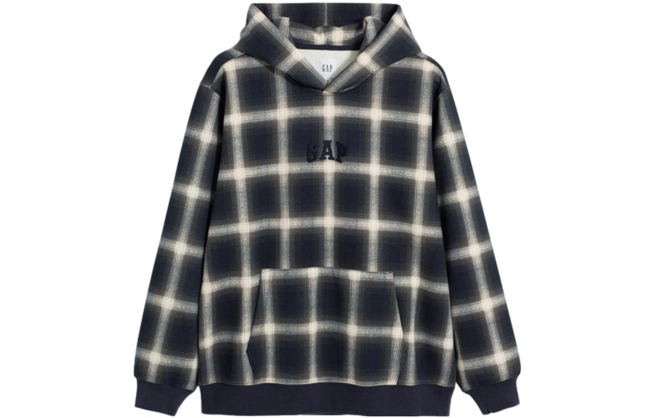 GAP Logo Unisex Loose Fit Warm Long Sleeve Pullover Sweatshirt 841200