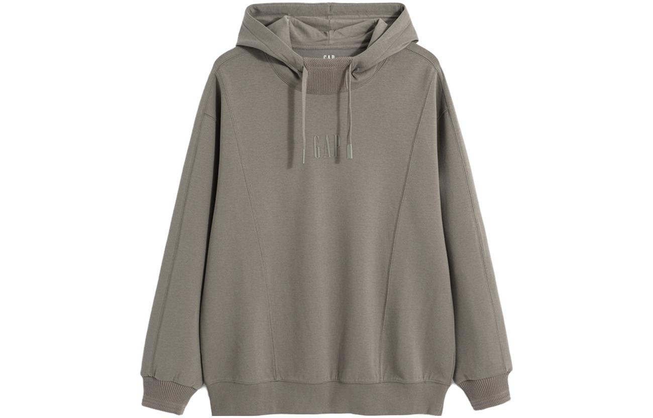 GAP Loose Fit Pullover Hoodie Gray Brown. 841299