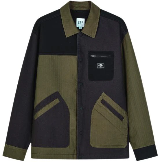 gap-olive-green-patchwork-lapel-button-up-long-sleeve-jacket-876977