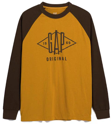 갭 오버사이즈 크루넥 풀오버 스웻셔츠 옐로우 브라운 841247-CB8 Buy 갭 오버사이즈 크루넥 풀오버 스웻셔츠 옐로우 브라운 841247-CB8
