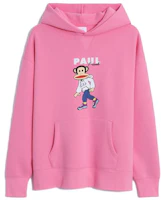 GAP Paul Frank Cartoon Print Fleece Hoodie Unisex Rose Pink Soft Carbon Series. 462641000 GAP Paul Frank Cartoon Print Fleece Hoodie Unisex Rose Pink Soft Carbon Series. 462641000