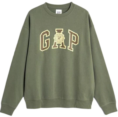 GAP Pullover Logo Crewneck Sweatshirt Unisex Loose Fit Klasik. 760421 Buy GAP Pullover Logo Crewneck Sweatshirt Unisex Loose Fit Klasik. 760421