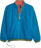 GAP Recycled Dual-Sided Half-Zip Pullover Jacket Unisex Regular Fit 837649 GAP Recycled Dual-Sided Half-Zip Pullover Jacket Unisex Regular Fit 837649