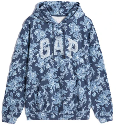 GAP宽松版花卉印花摇粒绒套头衫 男女同款 蓝色花卉。 770093 Buy GAP宽松版花卉印花摇粒绒套头衫 男女同款 蓝色花卉。 770093