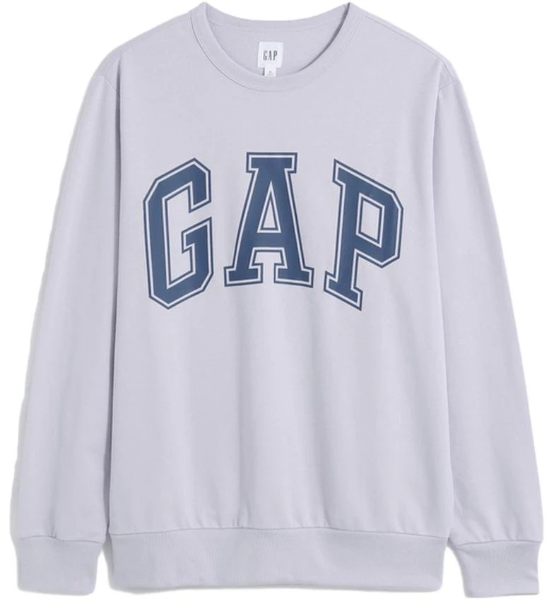 gap-retro-casual-letter-logo-pullover-sweatshirt-unisex-light-purple-561835000