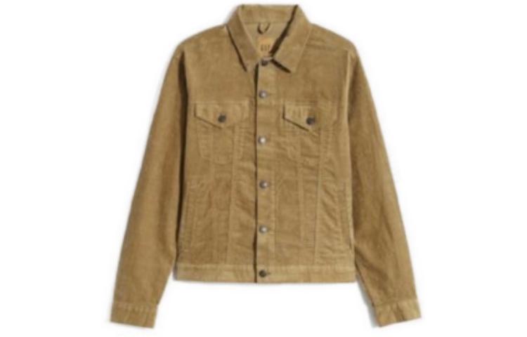 GAP Solid Vintage Corduroy Jacket with Turn-Down Collar 708942