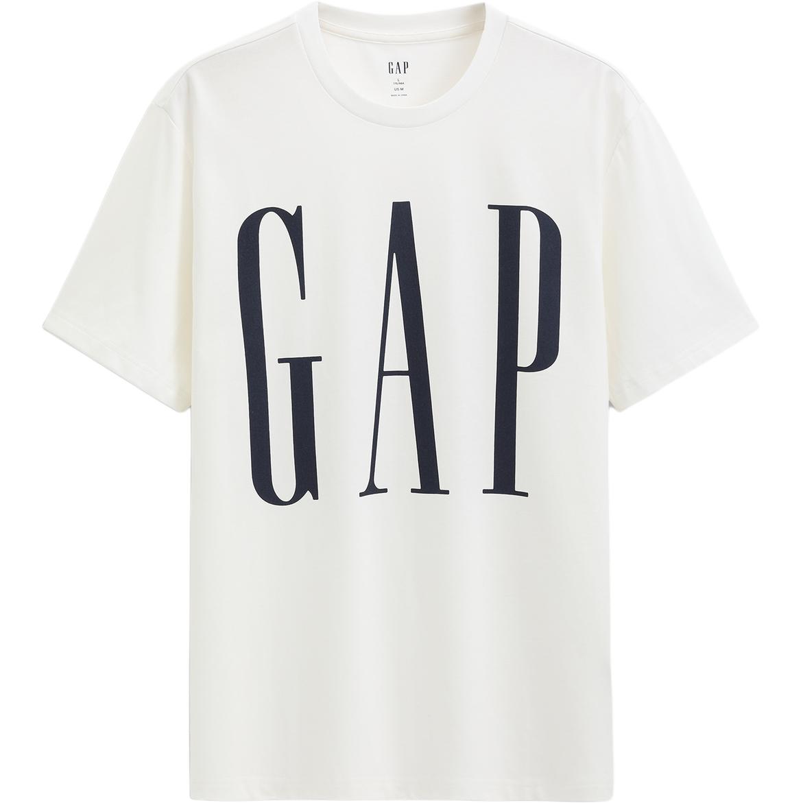 GAP Spring Cotton Logo Graphic Crewneck Unisex T-Shirt 725624