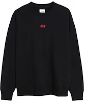 GAP SS23 Black Logo Embroidered Crewneck Pullover Sweatshirt. 613315000 GAP SS23 Black Logo Embroidered Crewneck Pullover Sweatshirt. 613315000