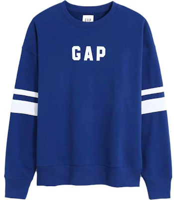GAP 條紋標誌圖案藍色運動休閒衛衣 602135002 Buy GAP 條紋標誌圖案藍色運動休閒衛衣 602135002