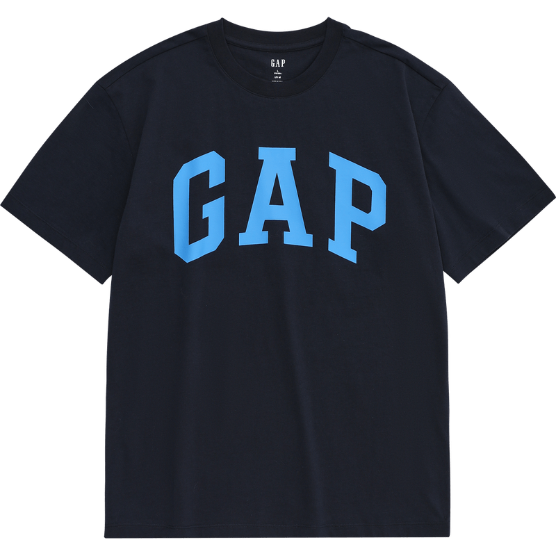 GAP Summer Letter Print Crew Neck Casual Short Sleeve T-Shirt 465796