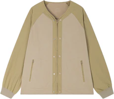 GAP Unisex Fleece-Lined V-Neck Colorblock Button-Zip Sweatshirt Khaki. 637539 GAP Unisex Fleece-Lined V-Neck Colorblock Button-Zip Sweatshirt Khaki. 637539