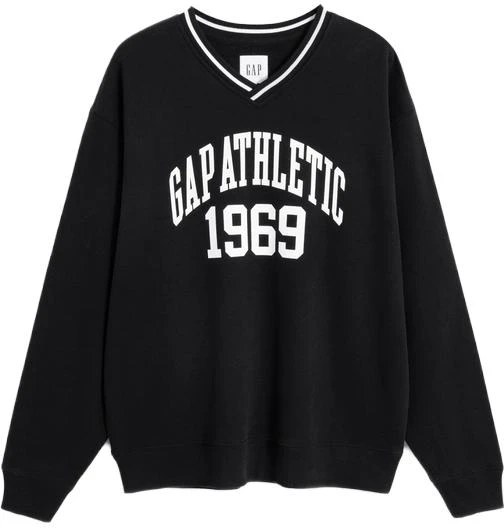 gap-v-neck-fleece-pullover-sweatshirt-with-logo-print-unisex-762401