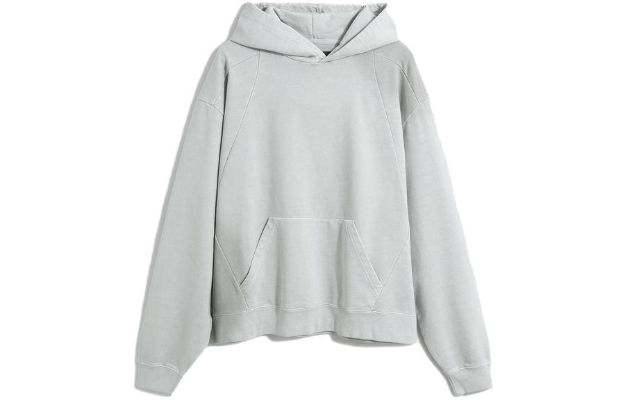 GAP x ATTEMPT Logo Print Washed Loose Hoodie Unisex - Gray. 612180000