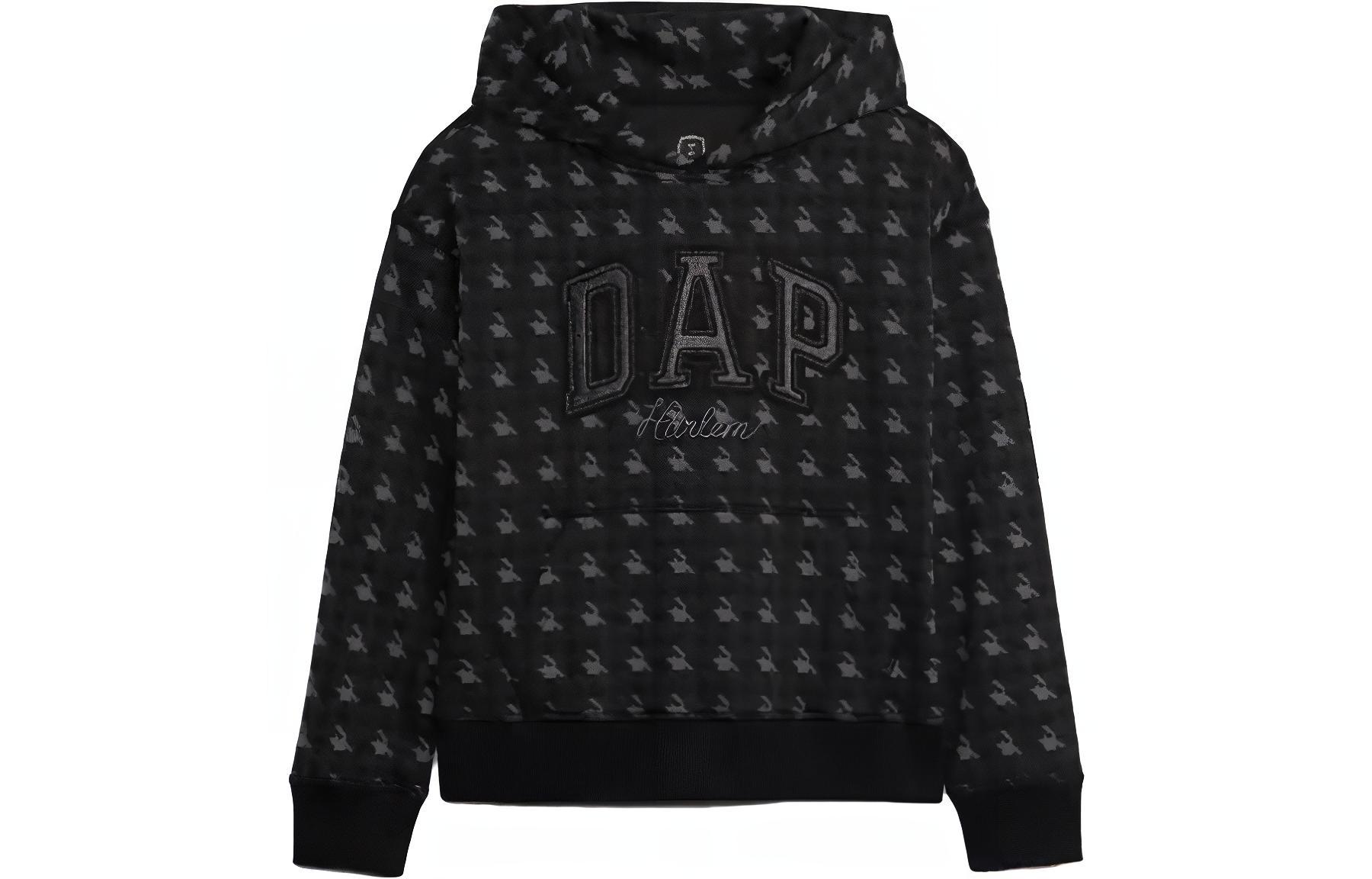 GAP x Dapper Dan FW23 Logo Hoodie Unisex Grey 838149002