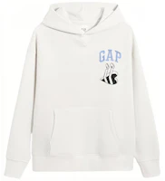 GAP x Jeremyville Fleece Hoodie Ivory White Pullover. 854493 GAP x Jeremyville Fleece Hoodie Ivory White Pullover. 854493