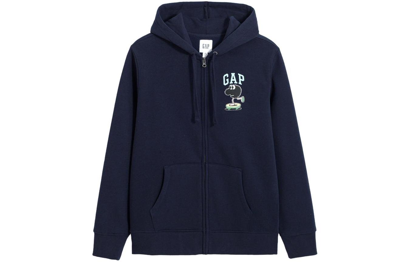 GAP x JEREMYVILLE Fleece Lettering Zip-Up Hoodie Collaboration. 841317