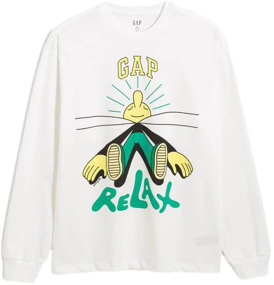 gap-x-jeremyville-white-unisex-crewneck-sweatshirt-with-animal-graphic-841240