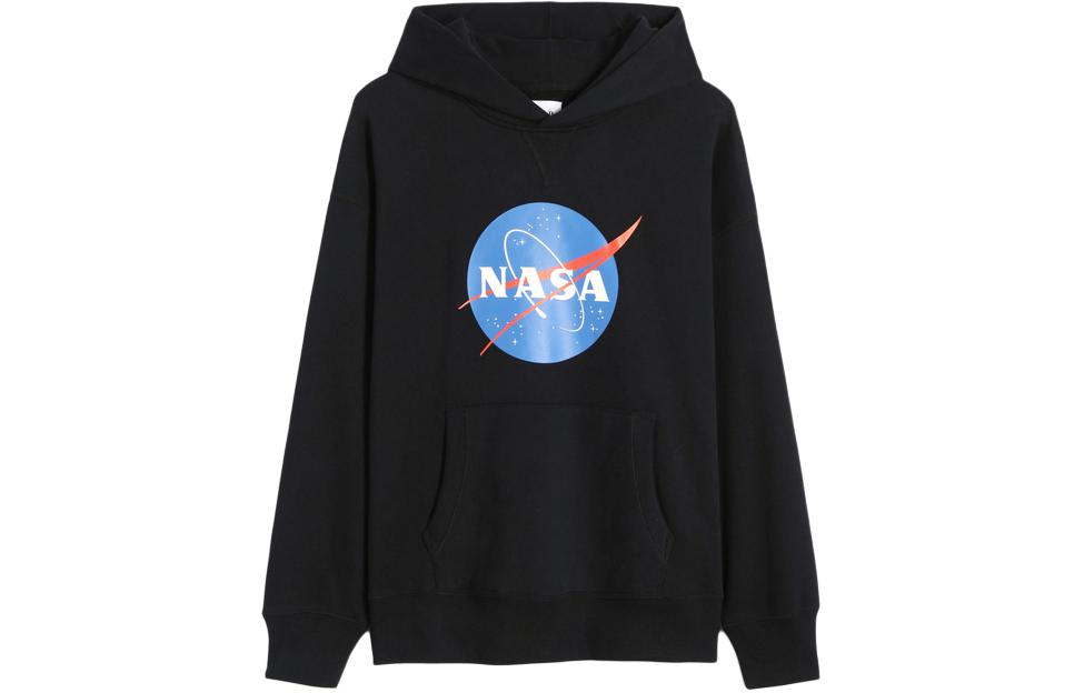 GAP x NASA GISS French Letter Graphic Hoodie Unisex - Black. 750399
