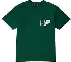 GAP x PALACE SS24 Logo Print Green Unisex Crewneck Short Sleeve T-Shirt 427471