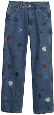 GAP x Sean Wotherspoon Embroidered Washed Straight Denim Jeans Blue Unisex. 843279-00-1 Buy GAP x Sean Wotherspoon Embroidered Washed Straight Denim Jeans Blue Unisex. 843279-00-1
