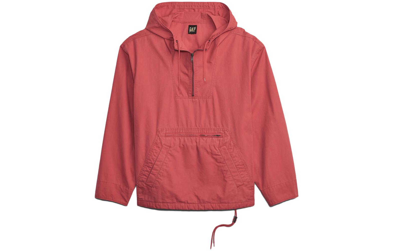 GAP x Sean Wotherspoon FW23 Half-Zip Fleece Hoodie Jacket Unisex Red. 8433630020001